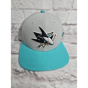 San Jose Sharks NHL Adult OSFM 59fifty New Era Hat Hockey Cap Black